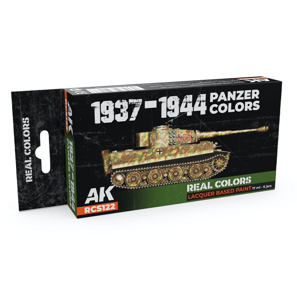AK Interactive RCS122 Real Colors Set 1937-1944 Panzer Colours