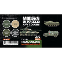 AK Interactive RCS132 Real Colors Set Modern Russian AFV Colours