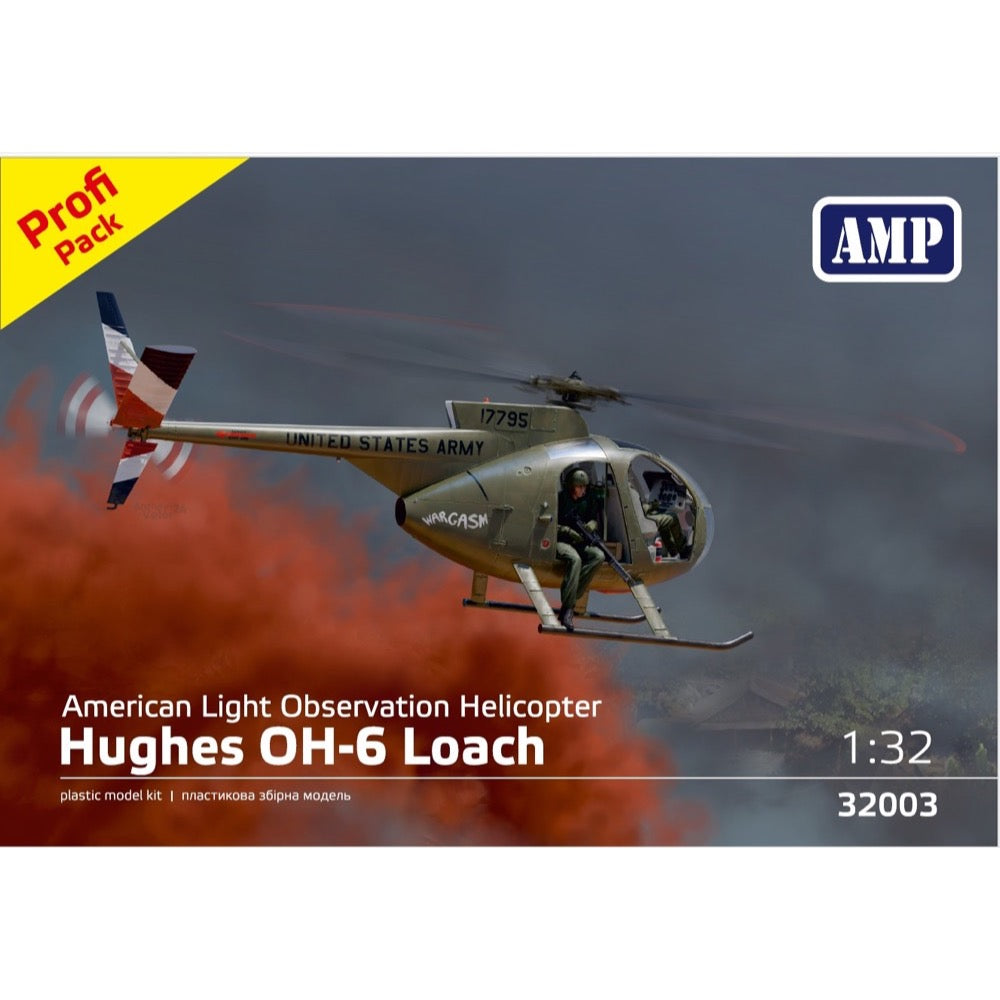 AMP 1/32 Hughes OH-6 Cayuse Profi Pack