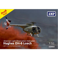 AMP 1/32 Hughes OH-6 Cayuse Profi Pack