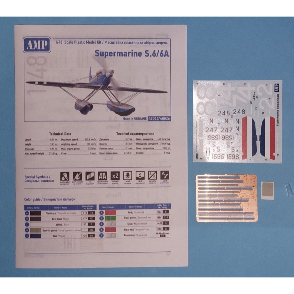 AMP 1/48 Supermarine S-6