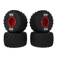 Arrma ARA-2585 Dboots Chevron MT Tyre Set Glued Red Grom