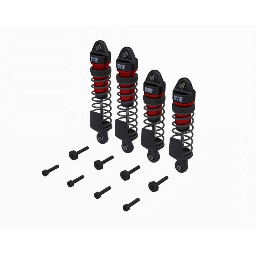 Arrma ARA-2670 Assembled F/R Shock Set with 700cst Oil 4pcs Red