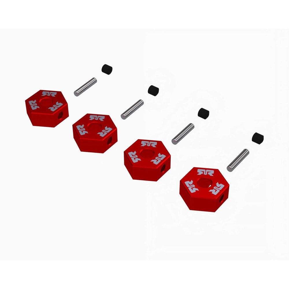 Arrma ARA-2982 12mm Metal Wheel Hex Set Red Grom