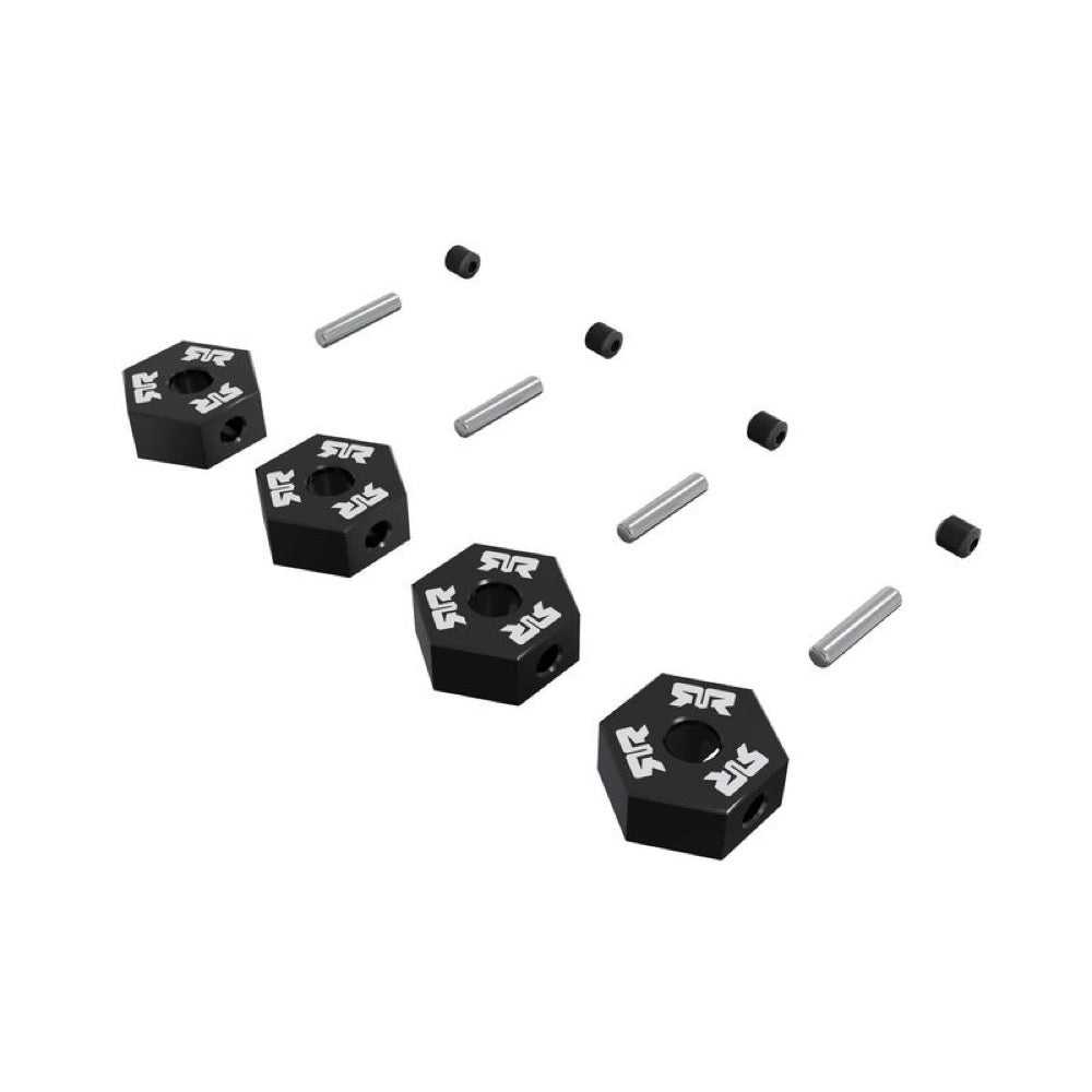 Arrma ARA-3276 12mm Metal Wheel Hex Set 4pcs Black