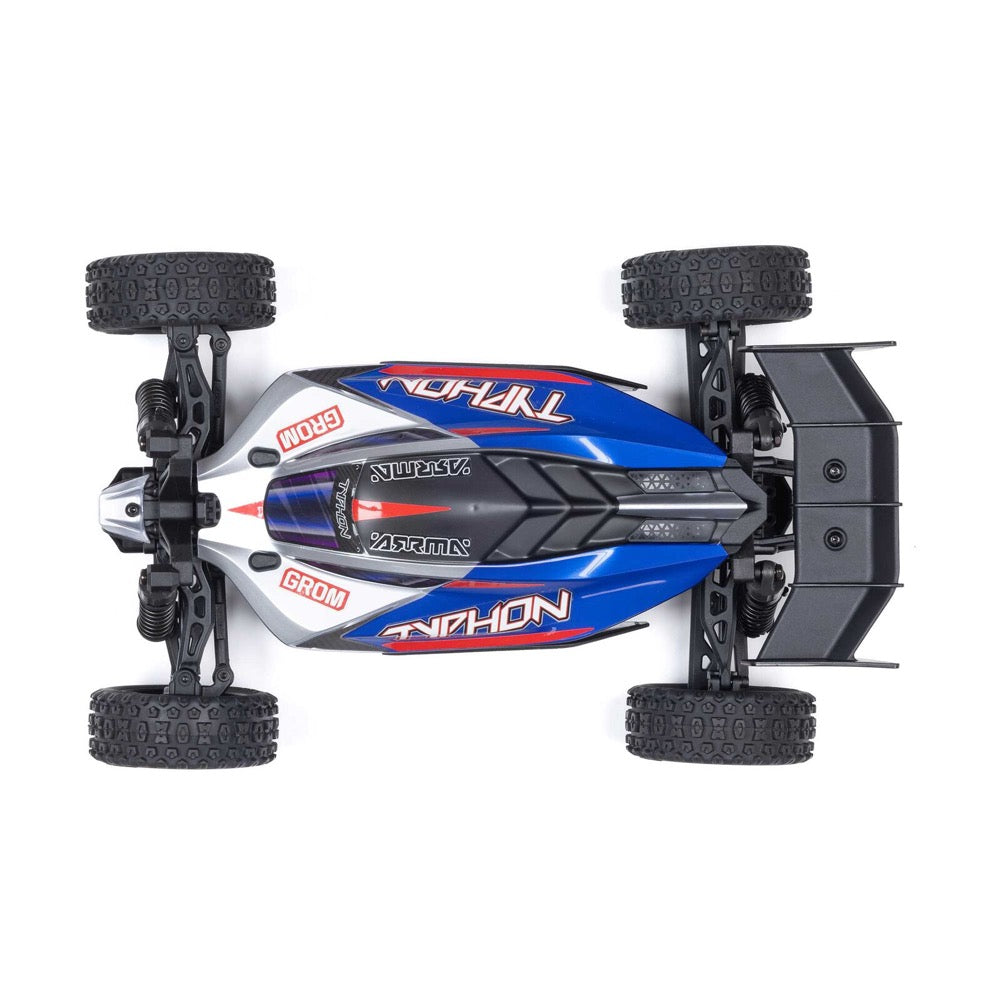 ARRMA Typhon Grom 1/18 4x4 RC Buggy Blue ARA2106T1
