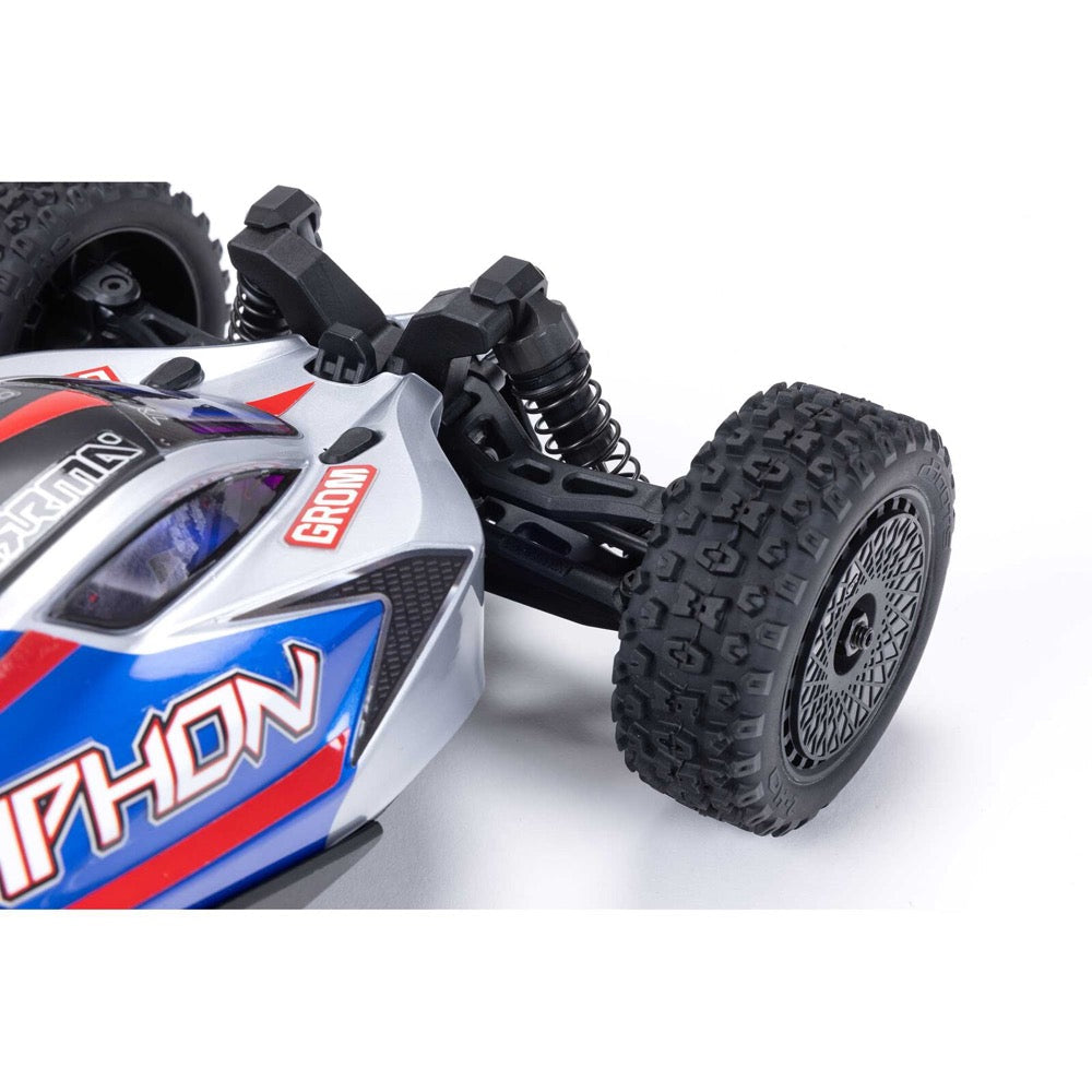 ARRMA Typhon Grom 1/18 4x4 RC Buggy Blue ARA2106T1