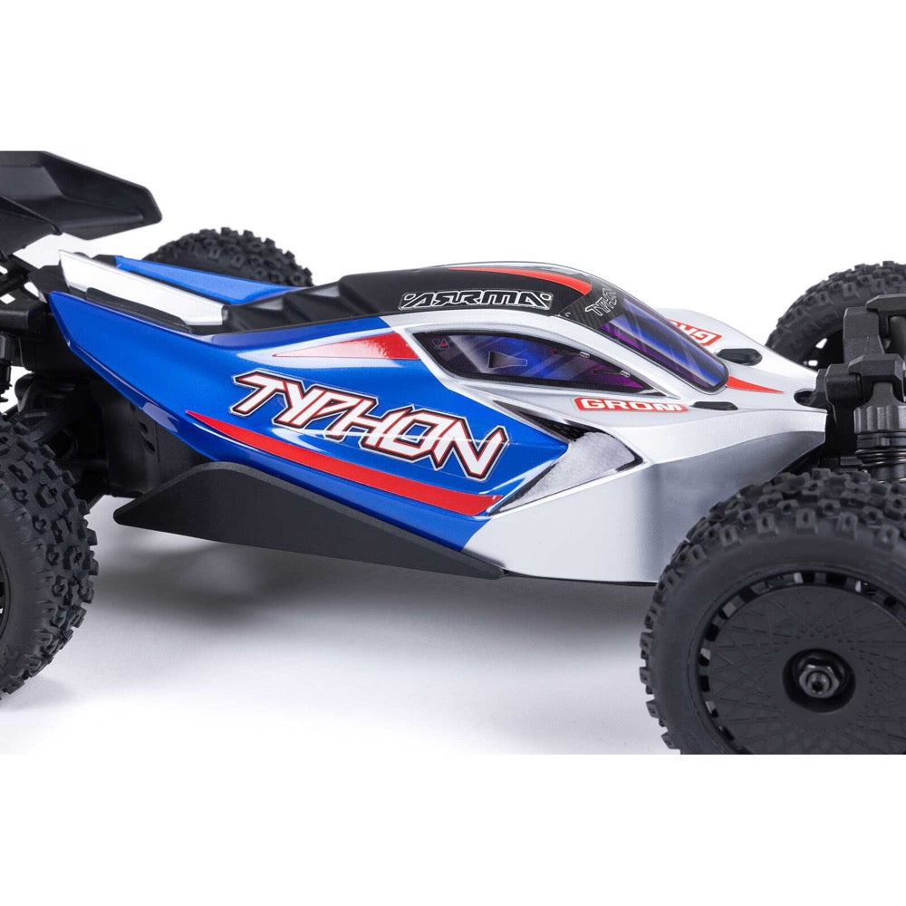 ARRMA Typhon Grom 1/18 4x4 RC Buggy Blue ARA2106T1