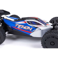 ARRMA Typhon Grom 1/18 4x4 RC Buggy Blue ARA2106T1