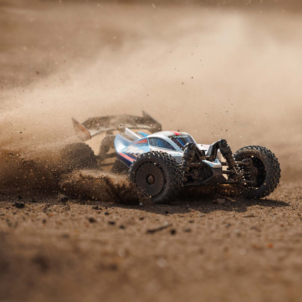 ARRMA Typhon Grom 1/18 4x4 RC Buggy Blue ARA2106T1