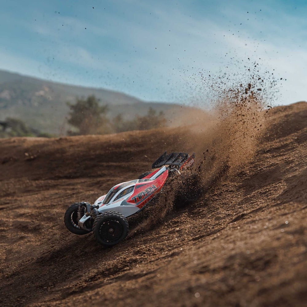 Arrma Typhon Grom 1/18 4x4 RC Buggy Red ARA2106T2