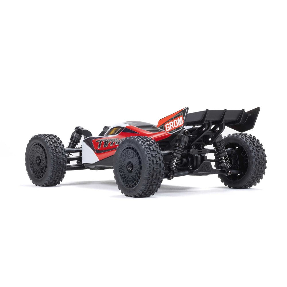 Arrma Typhon Grom 1/18 4x4 RC Buggy Red ARA2106T2