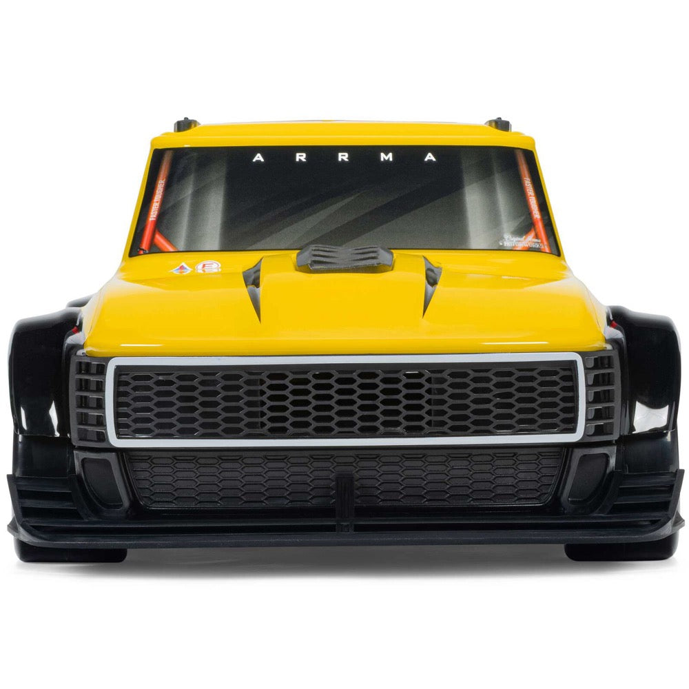 Arrma Infraction Grom 3S BLX 4X4 1/12 All-Road Truck (Yellow)
