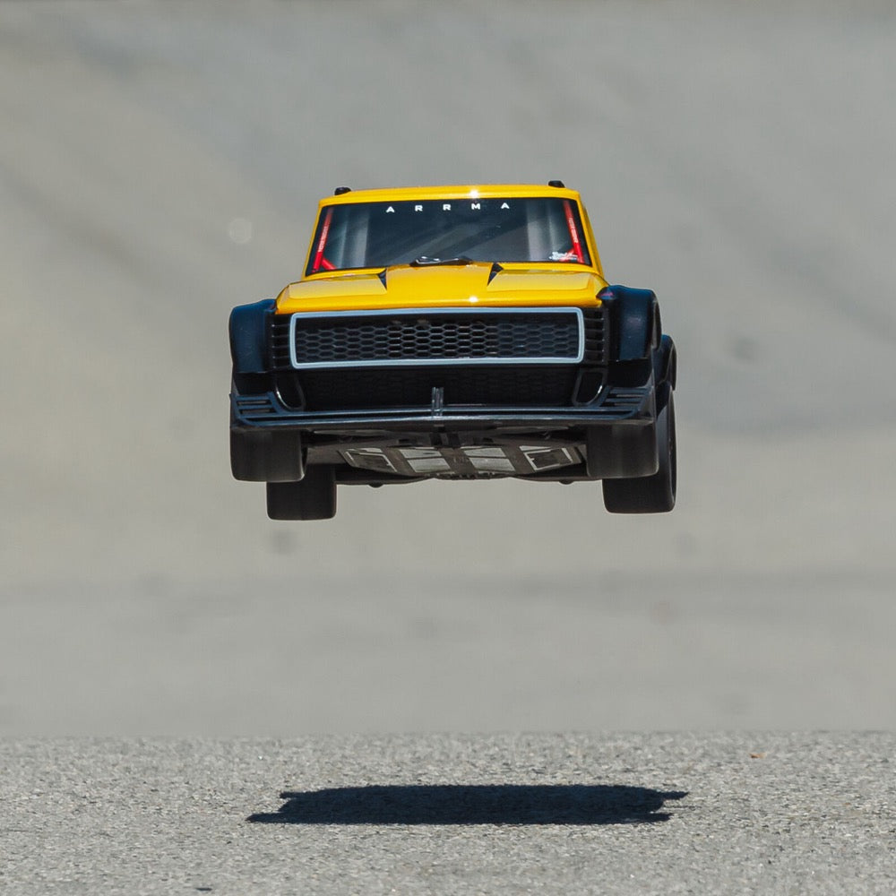 Arrma Infraction Grom 3S BLX 4X4 1/12 All-Road Truck (Yellow)
