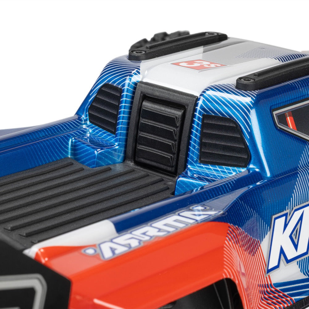 Arrma Mini Kraton 3S BLX 4X4 1/16 Speed Monster Truck (Red/Blue) ARA2508ST1