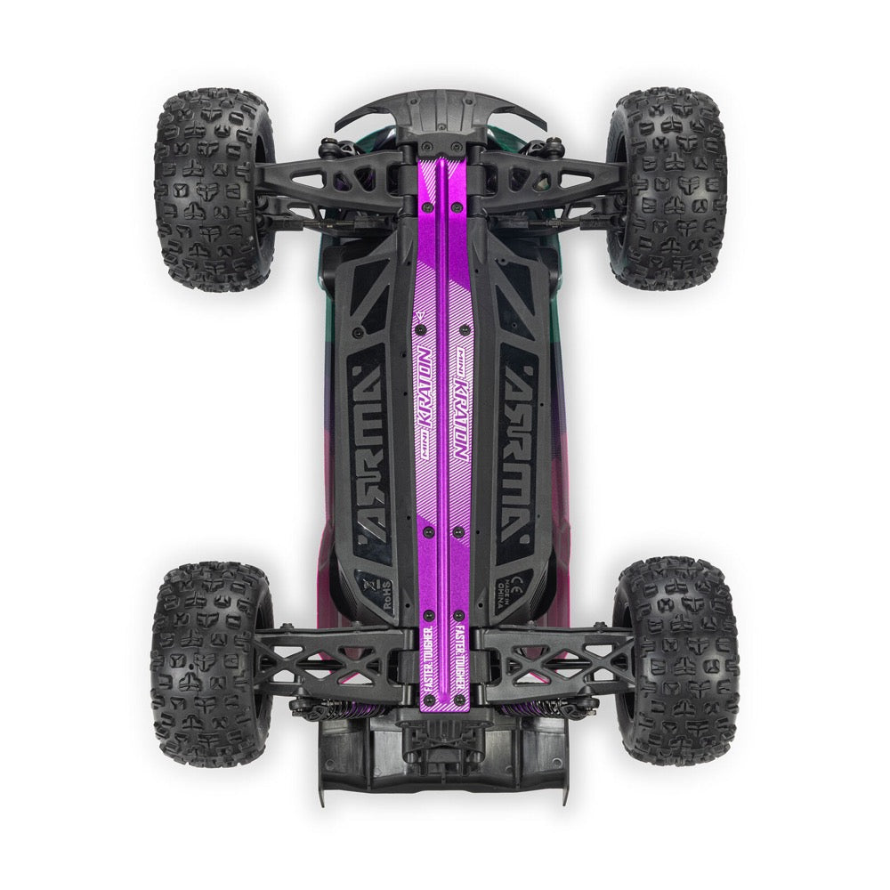 Arrma Mini Kraton 3S BLX 4X4 1/16 Speed Monster Truck (Teal/Pink) ARA2508ST2