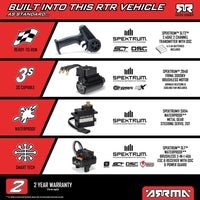 Arrma Mini Kraton 3S BLX 4X4 1/16 Speed Monster Truck (Red/Black) ARA2508T1