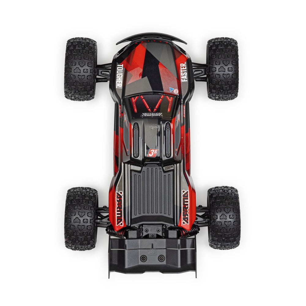 Arrma Mini Kraton 3S BLX 4X4 1/16 Speed Monster Truck (Red/Black) ARA2508T1