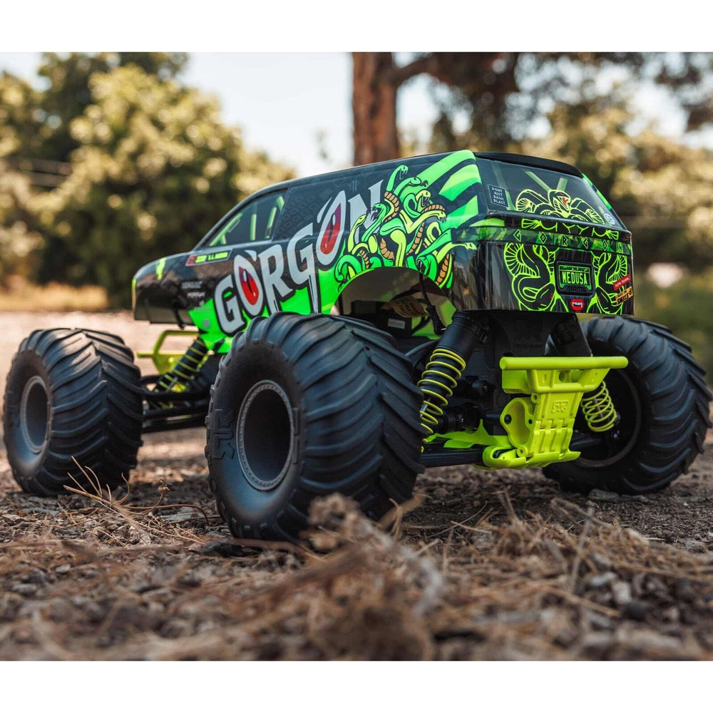 Arrma 1/10 Gorgon 2wd RC Monster Truck Yellow ARA3230ST1