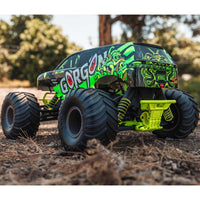 Arrma 1/10 Gorgon 2wd RC Monster Truck Yellow ARA3230ST1