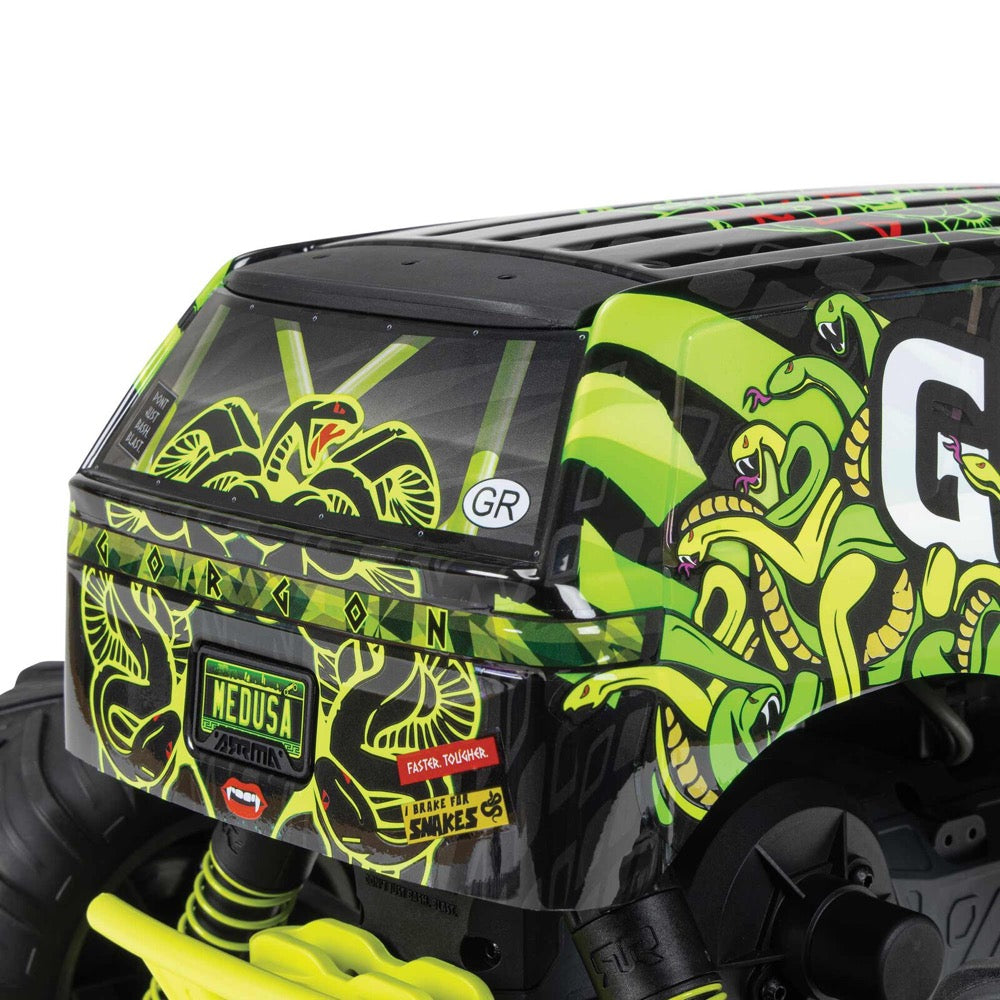 Arrma 1/10 Gorgon 2wd RC Monster Truck Yellow ARA3230ST1