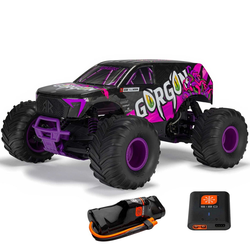 Arrma Gorgon MEGA 550 2wd RC Monster Truck Purple ARA3230ST4