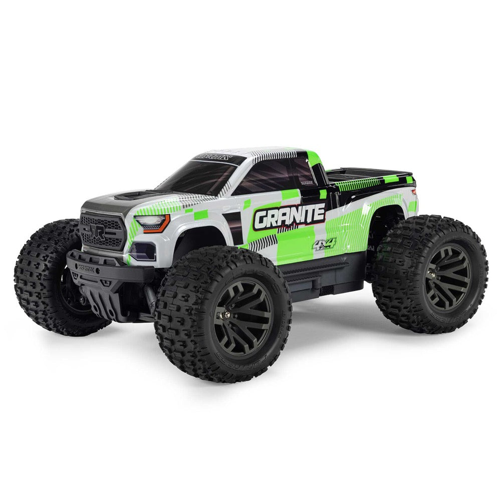 Arrma Granite MEGA 665 1/10 4X4 Brushed Monster Truck RTR (Green) ARA4202V4T1