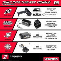 Arrma Granite MEGA 665 1/10 4X4 Brushed Monster Truck RTR (Orange) ARA4202V4T3