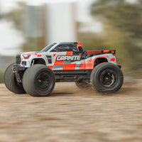 Arrma Granite MEGA 665 1/10 4X4 Brushed Monster Truck RTR (Orange) ARA4202V4T3