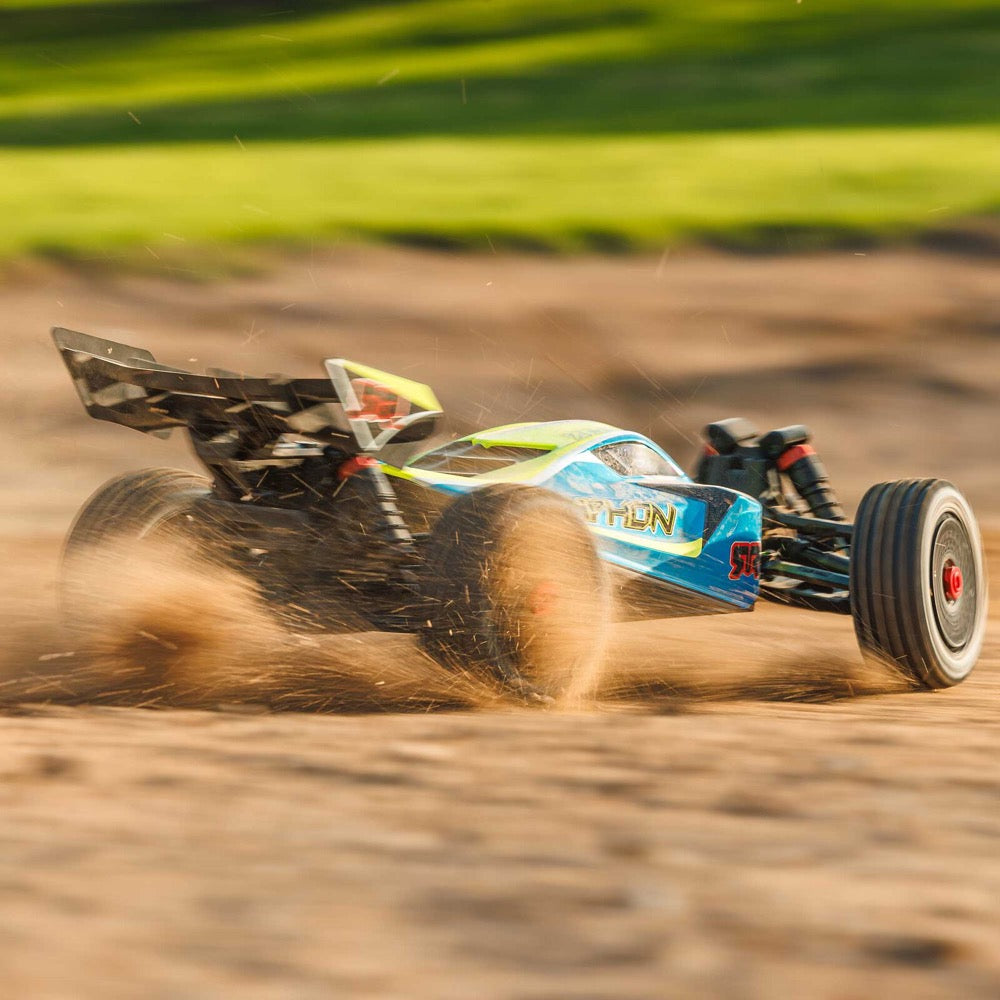 Arrma Typhon MEGA 665 4X4 1/8 Brushed RC Buggy (Blue) ARA4206V4T1