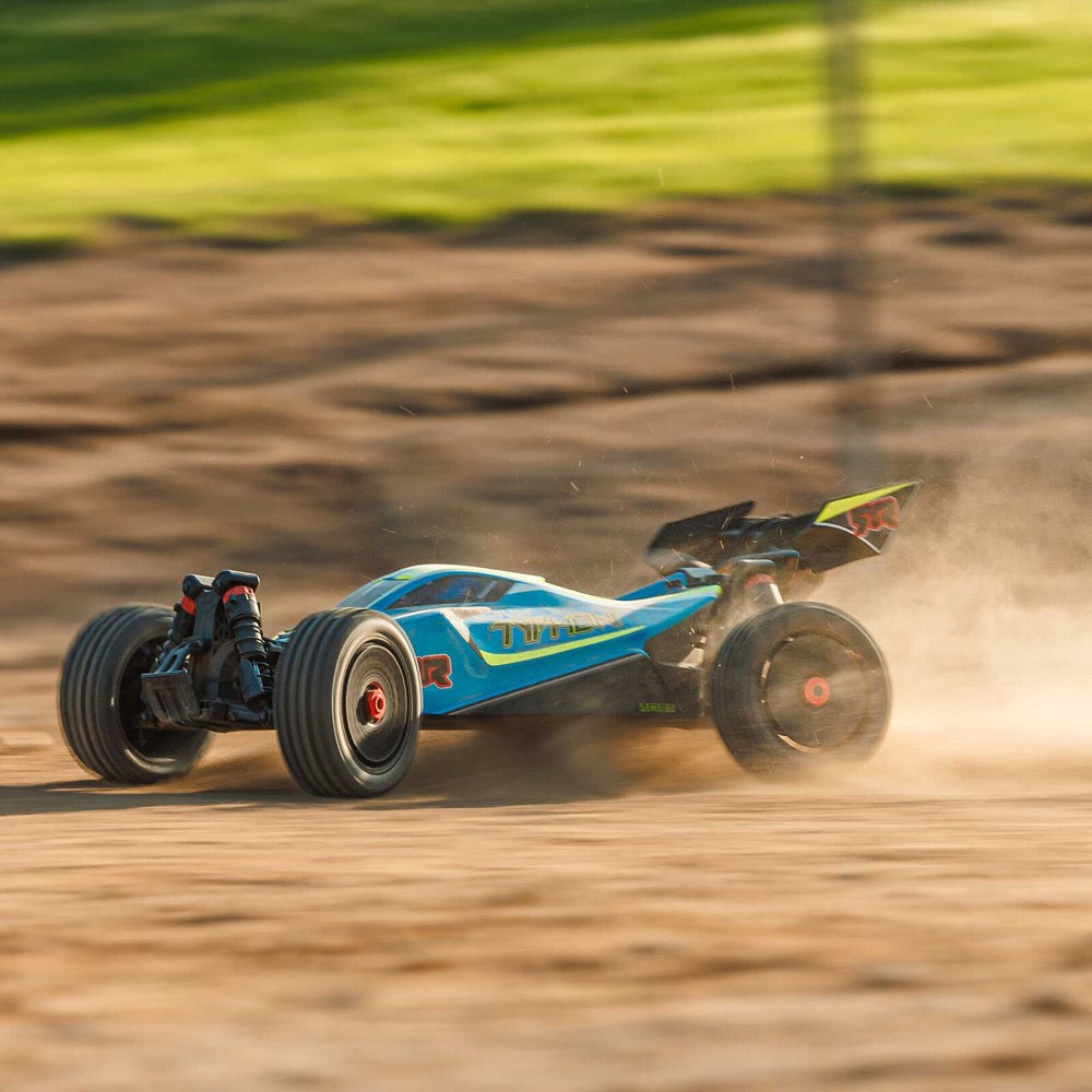 Arrma Typhon MEGA 665 4X4 1/8 Brushed RC Buggy (Blue) ARA4206V4T1