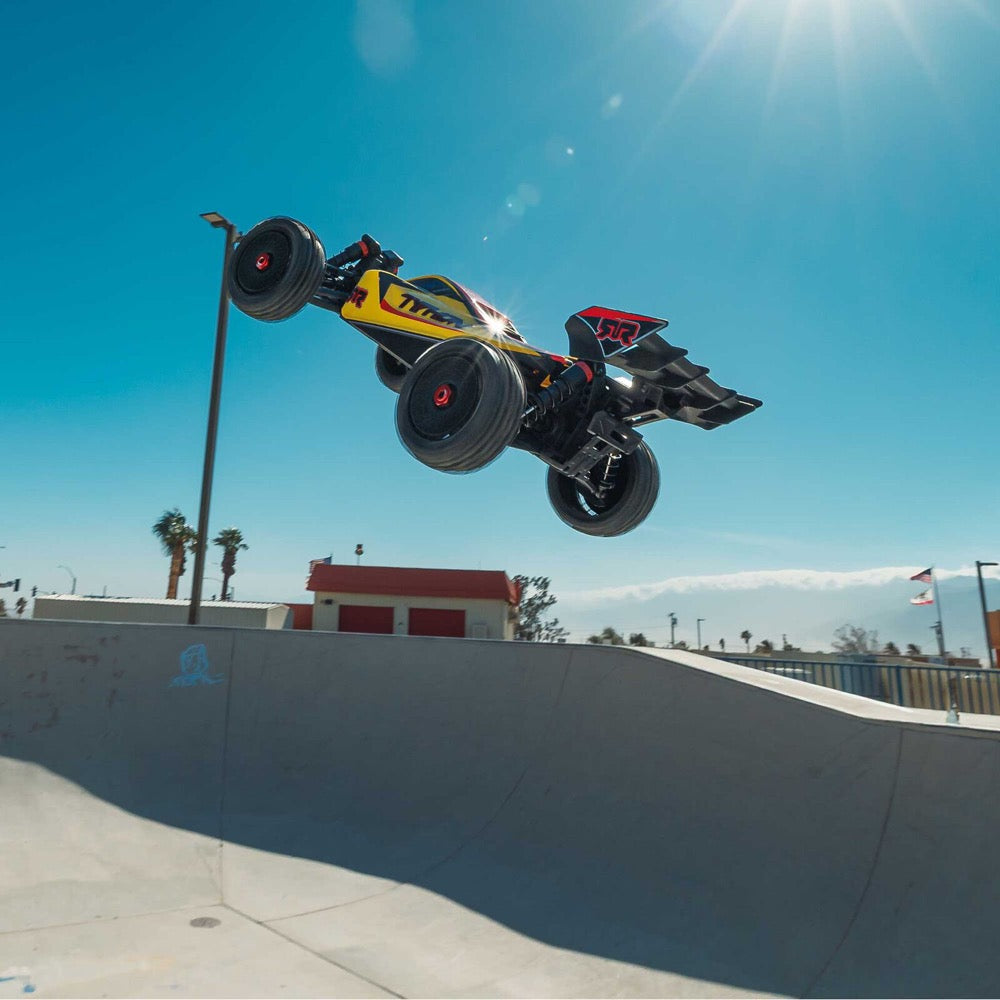 Arrma Typhon MEGA 665 4X4 1/8 Brushed RC Buggy (Yellow) ARA4206V4T2