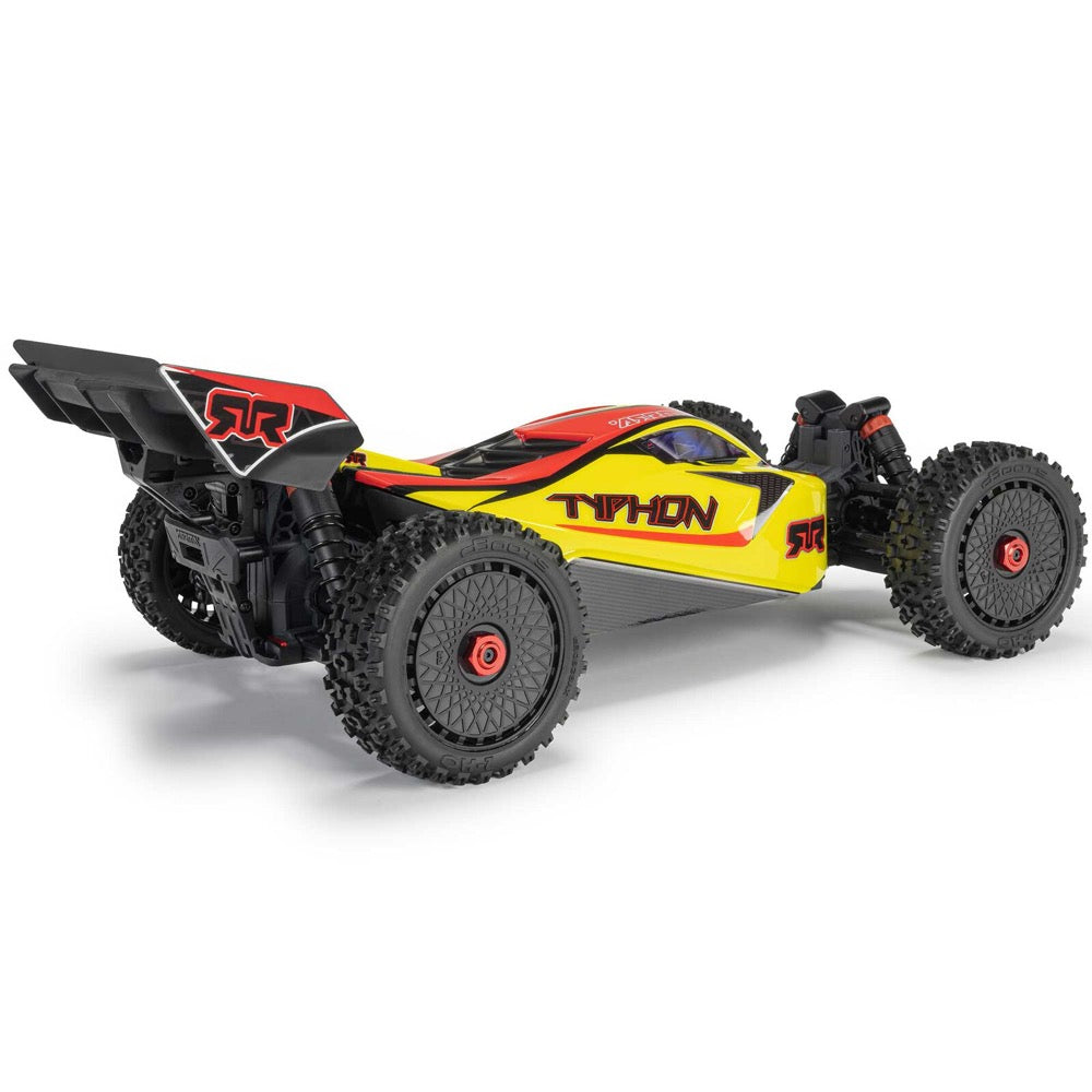 Arrma Typhon MEGA 665 4X4 1/8 Brushed RC Buggy (Yellow) ARA4206V4T2