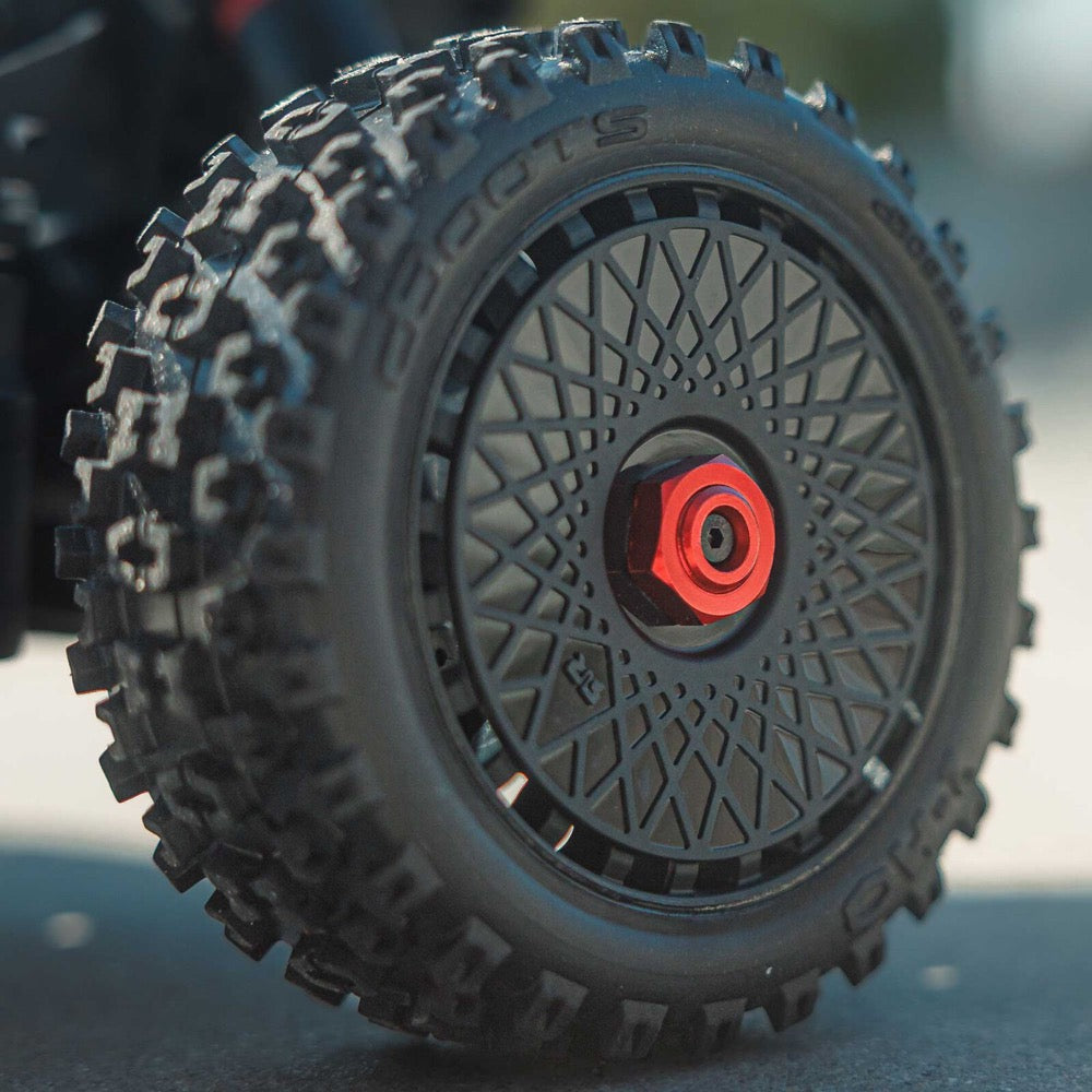 Arrma Typhon MEGA 665 4X4 1/8 Brushed RC Buggy (Red) ARA4206V4T3