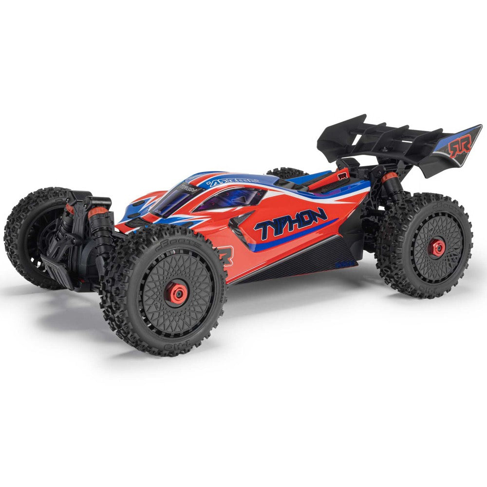 Arrma Typhon MEGA 665 4X4 1/8 Brushed Buggy RTR (Red) ARA4206V4T3