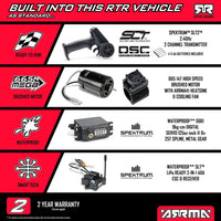 Arrma Typhon MEGA 665 4X4 1/8 Brushed RC Buggy (Red) ARA4206V4T3