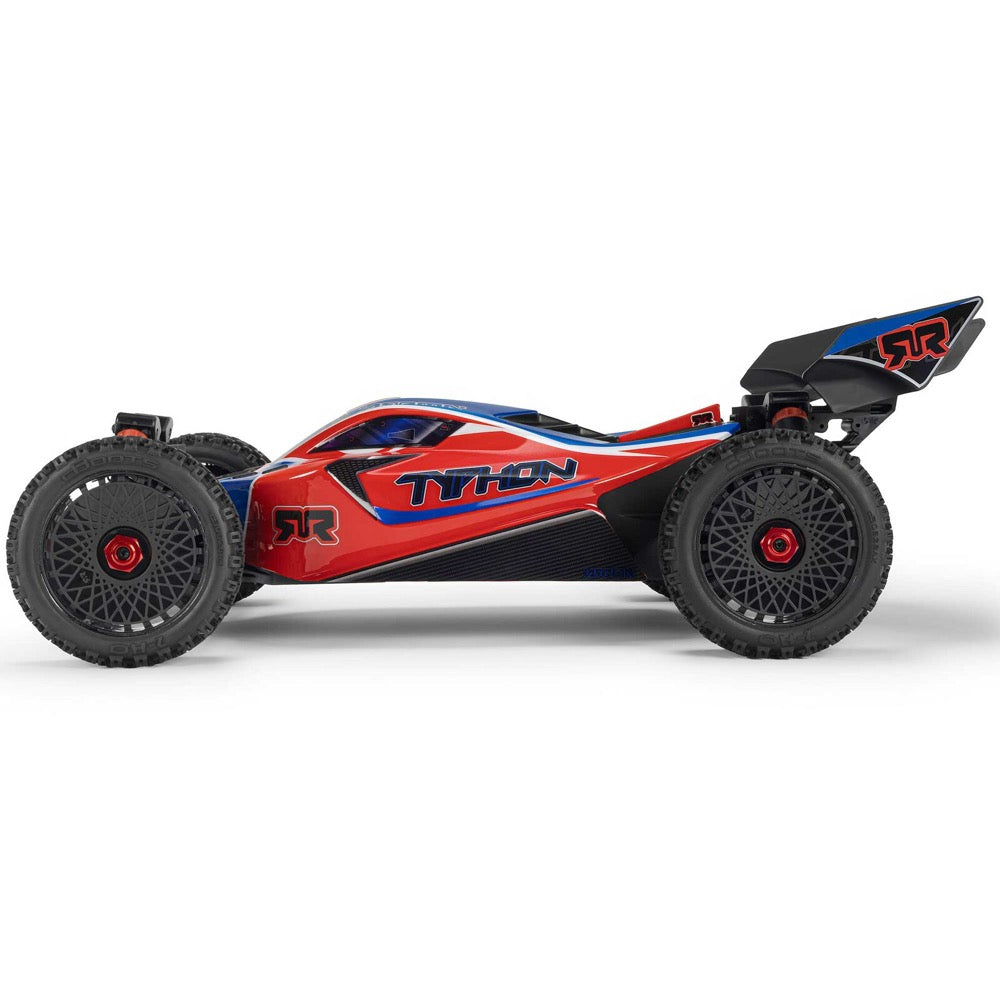 Arrma Typhon MEGA 665 4X4 1/8 Brushed RC Buggy (Red) ARA4206V4T3