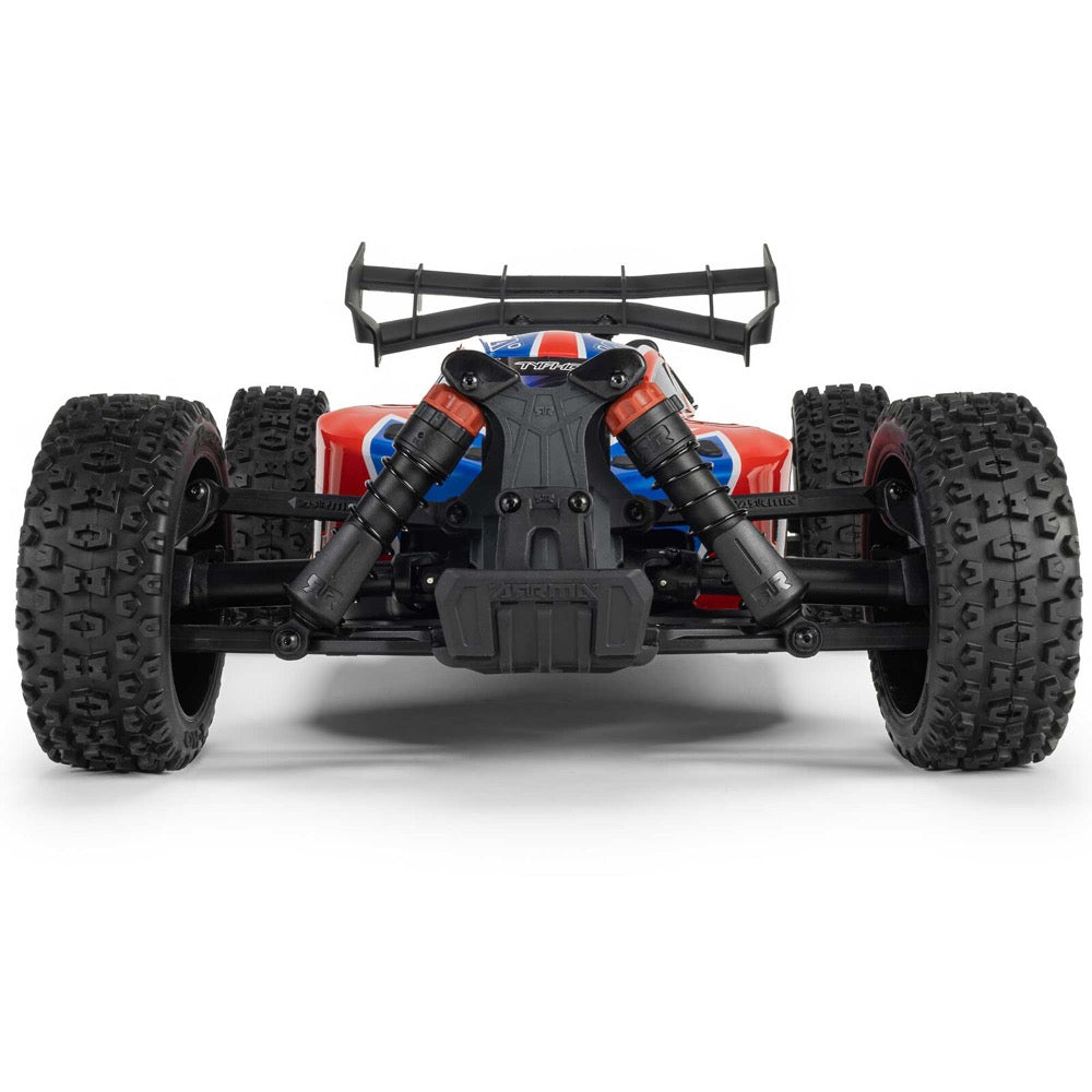 Arrma Typhon MEGA 665 4X4 1/8 Brushed RC Buggy (Red) ARA4206V4T3
