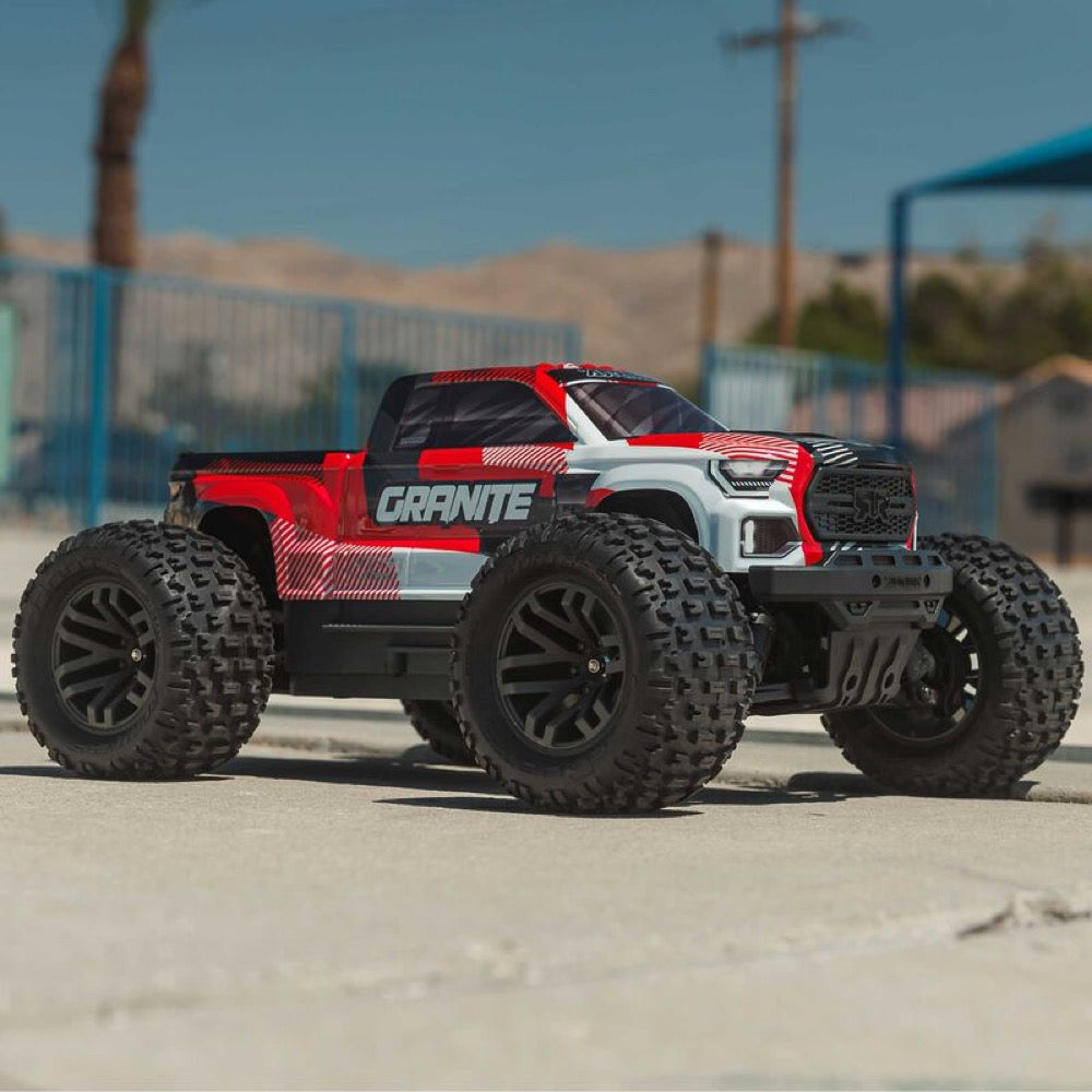 Arrma Granite V4 1/10 4X4 223S BLX RC Monster Truck (Red) ARA4302V4T2