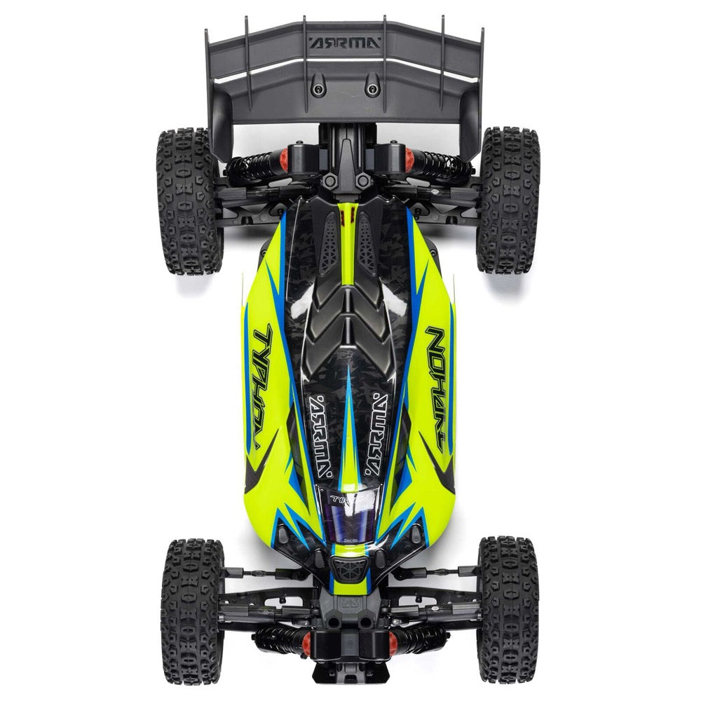 Arrma ARA4306V4T2 Typhon V4 4X4 223S BLX Buggy RTR Yellow