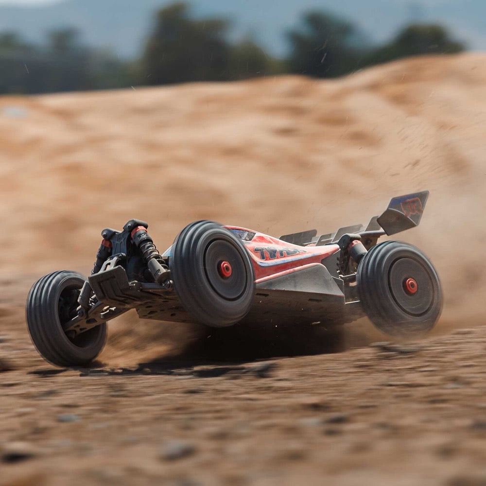 Arrma Typhon 223S DSC 4X4 BLX 1/8 RC Buggy RTR Red/Blue ARA4306V4T3
