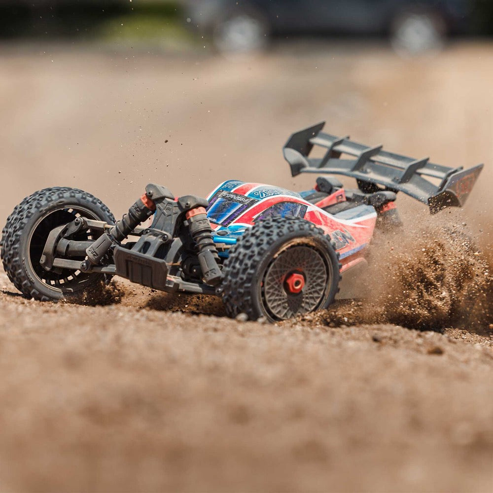 Arrma Typhon 223S DSC 4X4 BLX 1/8 RC Buggy RTR Red/Blue ARA4306V4T3