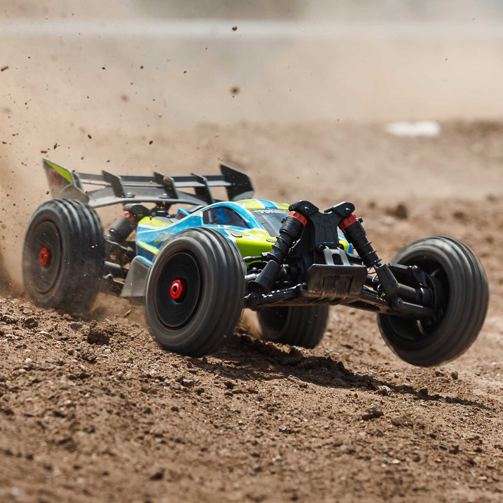 Arrma Typhon 223S DSC 4X4 BLX 1/8 RC Buggy RTR Blue/Yellow ARA4306V4T4