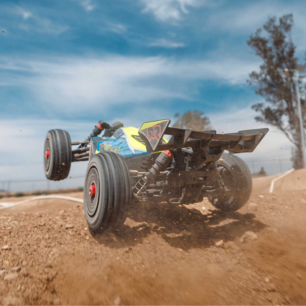 Arrma Typhon 223S DSC 4X4 BLX 1/8 RC Buggy RTR Blue/Yellow ARA4306V4T4