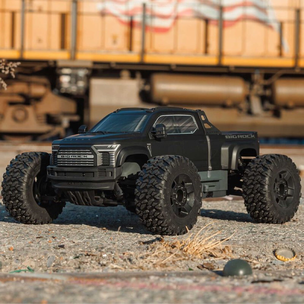 Arrma Big Rock Crew Cab V4 4X4 223S BLX RC Monster Truck (Black) ARA4312V4T1