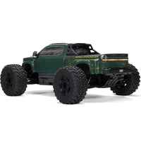 Arrma Big Rock Crew Cab V4 4X4 223S BLX RC Monster Truck (Green) ARA4312V4T2