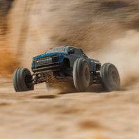 Arrma Big Rock Crew Cab V4 4X4 223S BLX RC Monster Truck (Blue) ARA4312V4T3
