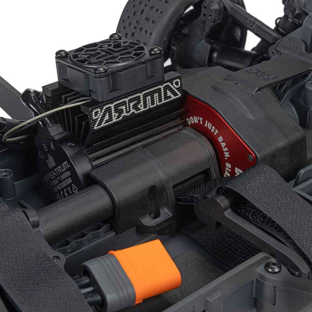 Arrma 1/8 Infraction 223S BLX DSC 4x4 RC Car (Black/Red) ARA4315V4T2