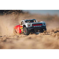 Arrma 1/8 Mojave 4X4 BLX 4S Desert Truck (White/Red) ARA4404T1