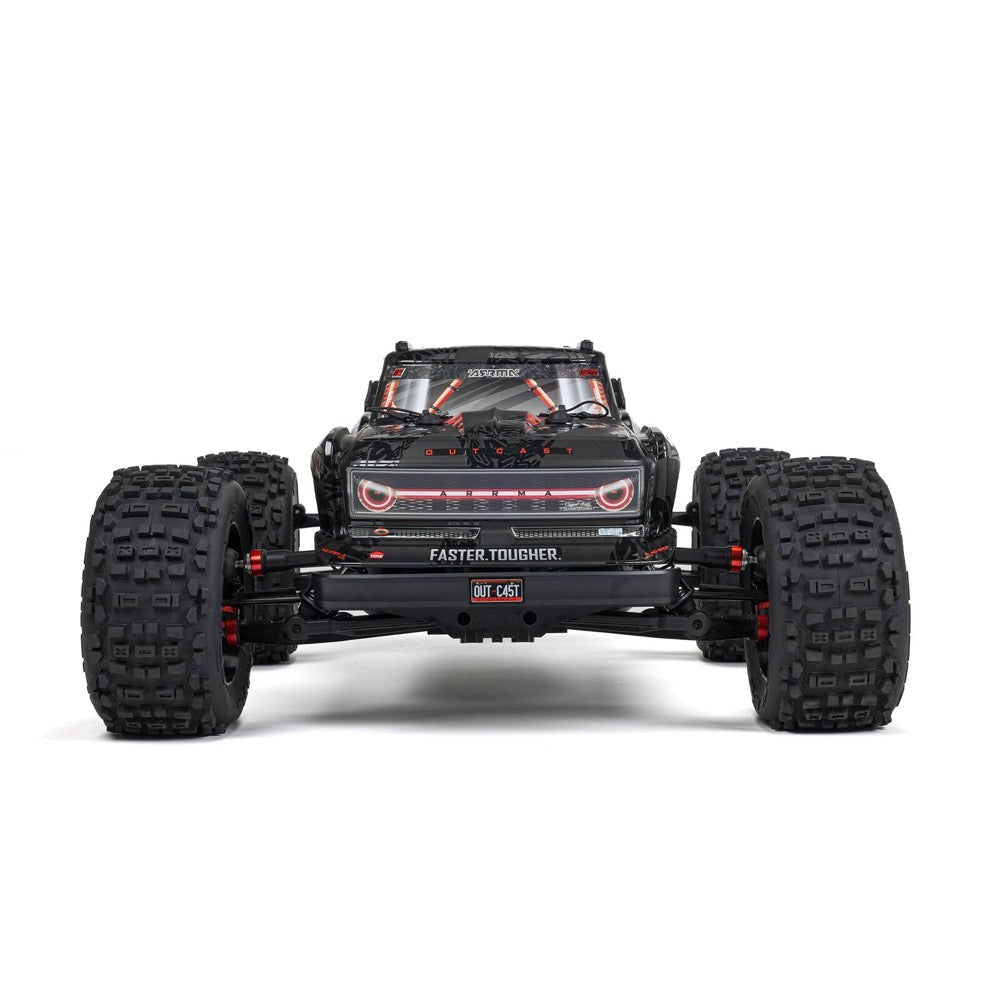 Arrma 1/5 Outcast 4X4 8S BLX EXB Brushless Stunt Monster Truck RTR Black ARA5810V2T1